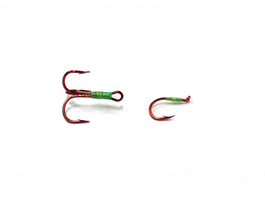 Emerald Smelt Sliding Bait Hook (Treble) Maine ProSeries